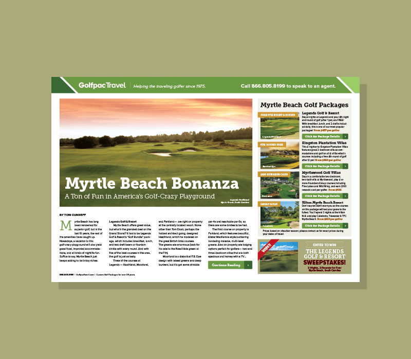 Global Golf Post Digital Ad