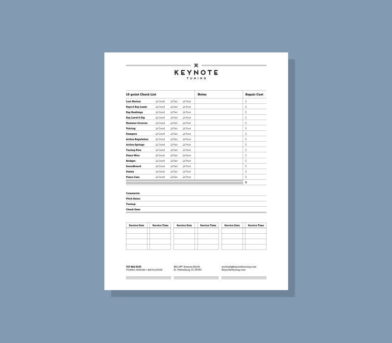 Tuning Checklist