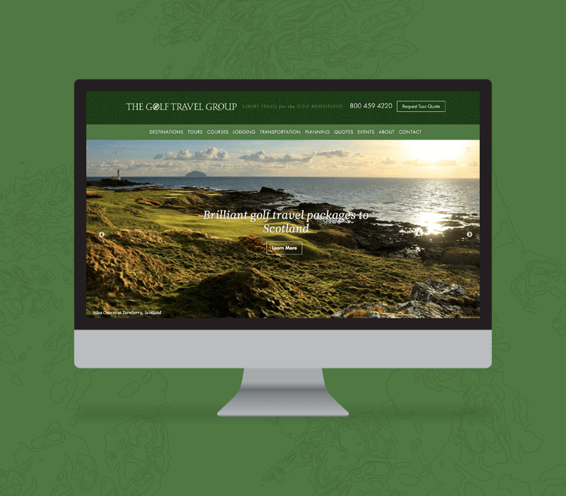 The Golf Travel Group website