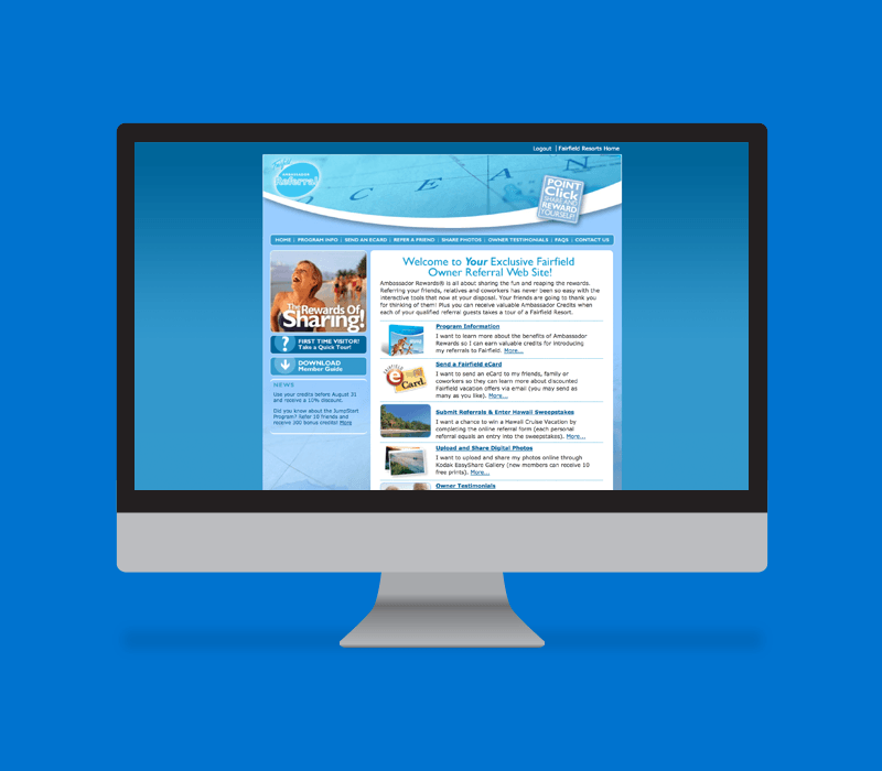 Fairfield Ambassador Referrals Website