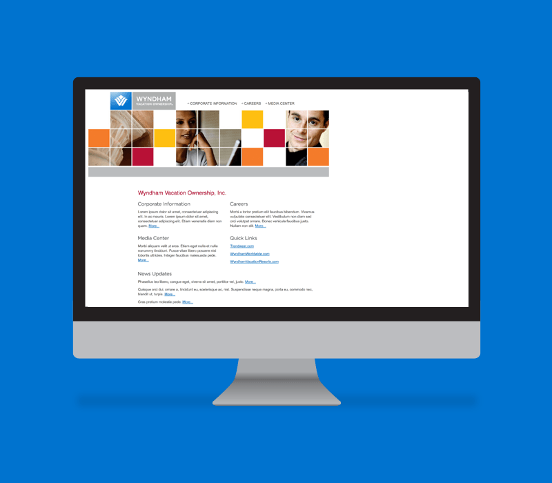 Wyndham Vacation Ownership Corporate Website